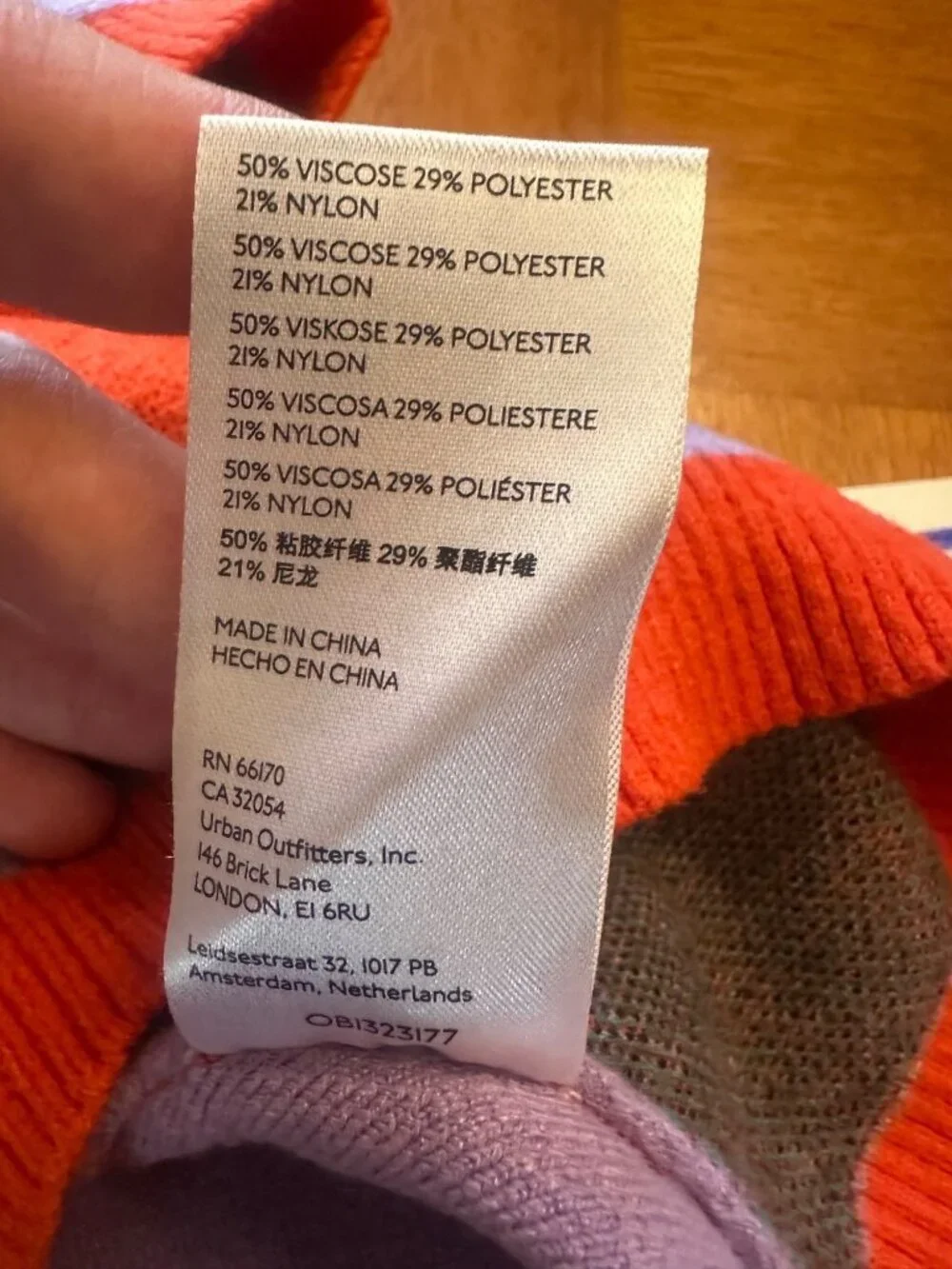 Urban Outfitters Strawberry Print Knit Vest Crop Top Purple & Red S - Picture 6 of 6